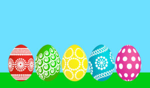Coloriamo le uova di Pasqua con i nostri bambini.